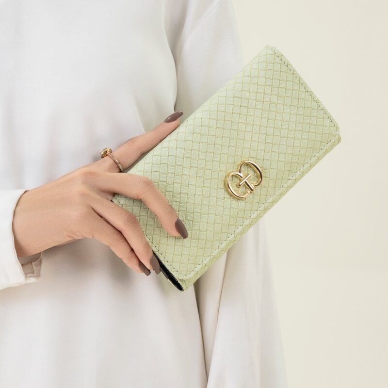 Criss Cross Patterned Wallet