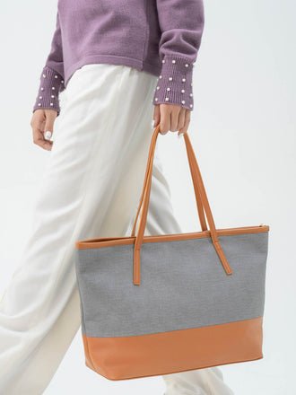 Two-Toned Tote Bag