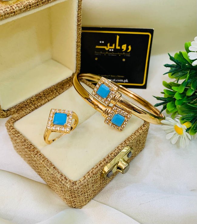 Zircon Kara & Ring-03 (Ferozi)